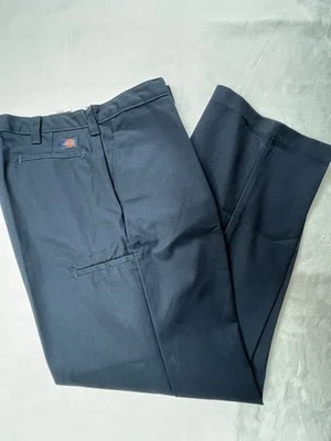 NWT Dickies Mens 40 x 32 Pants Navy Blue SLip Pocket Straight Leg