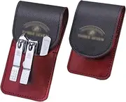Manicures, Pedicure Kits, Nail Clippers, Nail Clipper Set, 3 Pieces Manicure Kit, Home Portable Pedicure Kit, Nail Care Tools with Leather Travel Case for Men Women Professional Grooming Kits