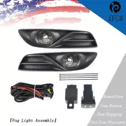 Black Fog Lights For 2013-2015 Nissan Sentra Clear Lens+Switch Clear Glass Kit (for: Nissan)