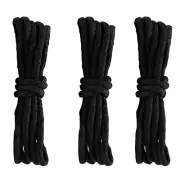 3 Pair Round Wave Heavy Duty Hiking Work Boot Shoe Laces 39 48 54 60 63 72 Inch