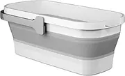 LeoLeoii Collapsible Bucket Cleaning Bucket Mop Bucket Folding Foldable Portable Tub Rectangular Handy Basket Water Pail Bucket for RV Camping Cleaning Mop House Cleaning