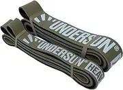 Undersun The 5-Band Complete Exercise Band Set Includes 5 Different Levels of Resistance Bands from X-Light, Light, Medium, Heavy and X-Heavy. Great Value Fitness Bands
