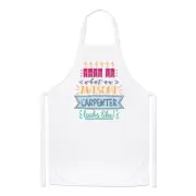 This Is What An Awesome Carpenter Looks Like Chefs Apron - Funny Cooking Baking