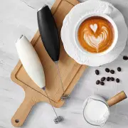 Wireless Electric Milk Frother Handheld Cappuccino Stirrer Cafe Supplies