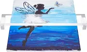 BENECREAT Acrylic Artist Bridge, Transparent Hand and Wrist Rest for Computer Keyboard, 36 cm Transparent Creative Artist Bridge for Painting