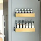 No Punching Spice Storage Rack Kitchen Organizer Shelf Kitchen Accessories