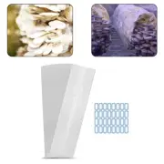High Temp PreSealable Grow Bags for Mushroom Spawn 1530pcs Clear PVC Material