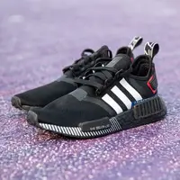 在飛比找蝦皮購物優惠-【R-MAN】 ADIDAS NMD R1 全黑 條紋 藍紅