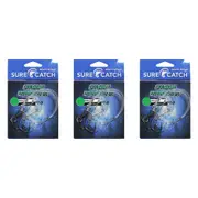 3x Surecatch 100lb Offshore Paternoster Fishing Rig Sharpened Hook