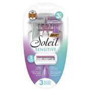 BIC 3 Pack Soleil Sensitive Womens Disposable Razors