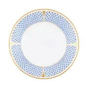 Herend Art Deco Blue Dessert Plate