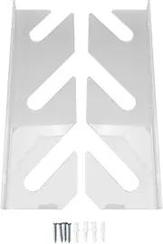Cryfokt Skateboard Wall Rack Storage, Acrylic 3 Tier Horizontal Snowboard Wall Mount Display Hanger Complete Kit Decks Longboard Hanger for Bedroom, Garage, Office, Expansion Tubes