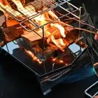 BBQ Stove Fire Pit Backpacking Trekking Garden Yard Barbecue Charcoal Grill