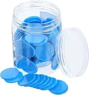 TOYANDONA Counting Game Markers 100pcs Small Bingo Chips Round Plastic Poker Chips Safe for Children's Play Learning