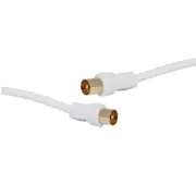Dynalink 5m PAL Male to PAL Male TV Cable White