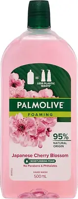 Foaming Liquid Hand Wash Soap 500Ml, Japanese Cherry Blossom Refill and Save, No
