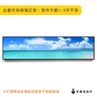 在飛比找momo購物網優惠-【菠蘿選畫所】海藍的格雷斯灣-40x160cm(客廳沙發背牆