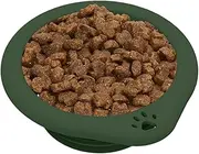 SVCEQZE Dog Travel Bowl - Silicone Travel Dog Water Bowl - Expandable Feeding Cup, 300ml Portable Pet Watering Dish for Walking Traveling Outdoors