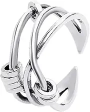 RORPOIR Fashionable Knuckle Women's Fidget Anxiety Opening Finger for Relaxation