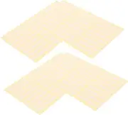 Healeved 4 Sheets Shear- Double-Sided Adhesive Tape Sticker Clear Tape Nail Double Sided Tape Press on Nail Glue Gel Transparent Tape Precut Kits Display Dazzle Nails Sticky Fake or Red