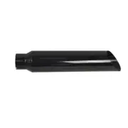 Black Straight Exhaust Tip 5"-8" MT032008
