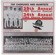TOP CHORUSES & QUARTETS 39th/34th FWD Quartet Chorus Contests 80s SEALED LP 1985