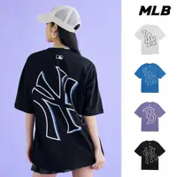 在飛比找蝦皮商城優惠-MLB 男女同款 背後大Logo 短袖T恤 紅襪/洋基/道奇