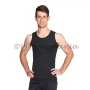 3 Pack Mens Wool Blend Thermal Underwear Singlet Vest Black