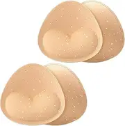 [YceLon] 2 Pairs Bra Inserts Push Up, Waterproof Bikini Inserts for Swimming, Super Push Up Pads A Cups, Snowy Inserts for Swimsuit and Sports Bra