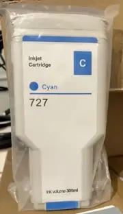 Inkjet Cartridge Cyan 727 Blue 300ml - Sealed