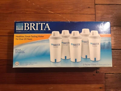 Brita 5-Pack Replacement Water Filters For All Filters And Dispensers