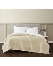 Truly Soft Basket Carved Fluffy Blanket