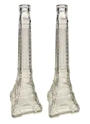 Home Brew Ohio Eiffel Tower Flint Liquor Bottle 500ml Set of 2
