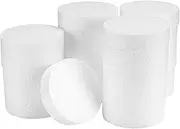 4 Inch 24-Pack Foam Circles for Crafts (1" Thick), Polystyrene Round Foam Disc for DIY Projects, Cakes and Decorations, Sculpture, Modeling, Arts and Crafts Supplies.(White)