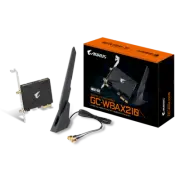 Gigabyte GC-WBAX210 Wireless Tri-Band AX210 WIFI 6E Bluetrooth 5.2 Card PCIe x1