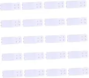 [COLLBATH] Underwear Extender Good Extender Adjustable Underwear for Women Bra Extenders Hook Bra Clasp Adjustable Strap Hooks Rows Bra Band Extender Bra Band Polyester White