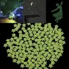 200Pcs/bag Glow In The Dark 3D Stars Moon Stickers Bedroom Home Wall Room*k'