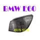 ●○RUN SUN 車燈,車材○● 全新 BMW 寶馬 03 04 05 06 07 E60 5系列 仿09年 LED 光柱型 薰黑尾燈-LED方向燈