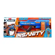 Zuru X-Shot Insanity Mad Mega Barrel Blaster 72 Darts