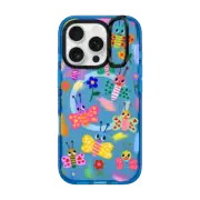 iPhone 16 Pro Impact Ring Stand Case MagSafe Compatible Butterflies