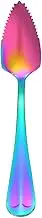 Grapefruit Spoons Serrated Stainless, Long Handle Stainless Steel Kiwi Spoon with Serrated Edge, Silverware Kitchen Tool, Fashionable Utensil, Kitchen Gadget for Kiwi, Dessert, Citrus Fruit