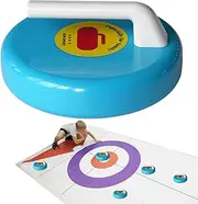 Jvjggag Curling Game - Portable Desk Games - Leisure Sports Equipment for Kids College Dorm Offices Party Yard Floor Desktop Bar Family Gathering Backyard
