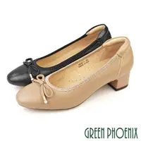 在飛比找momo購物網優惠-【GREEN PHOENIX 波兒德】女鞋 高跟鞋 包鞋 粗
