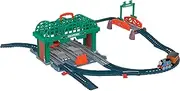 Thomas & Friends Fisher-Price Knapford Station Train Set Track with 2 in 1 playset and Storage case for preschoolers 3+