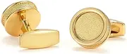 [JDXQBLD] Men'S Cufflinks Round Formal Business Tuxedo Cufflinks Cocktail Shirt Jewelry