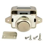 Push Button Catch Lock Latch Knob Drawer Cupboard Door Cabinet Camper Caravan AU