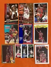 Michael Jordan 9 Card Lot!!
