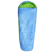 METEOR Blue Lime 150x60 cm Kids Sleeping Bag