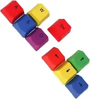 LOORGVEL 9Pcs Pbt Mechanical Keycap Keyboard Decoration for Gaming Custom Keyboards Durable Easy to Install Compatible with Styles Includes Directional