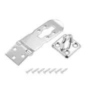 Padlock Hasp Door Clasp Hasp Latch Security Safety Bolt Lock Latches 3-inch